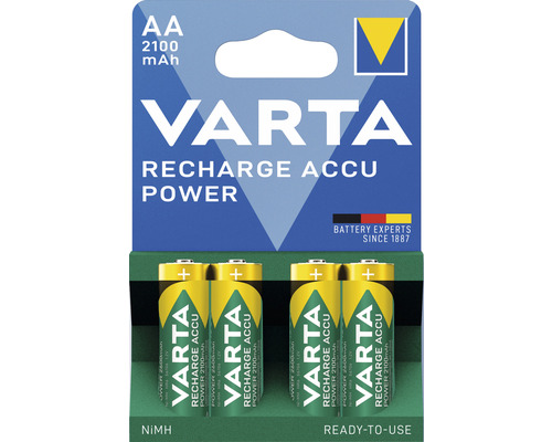Varta Akku-Batterie AA Mignon 4 St