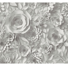 Tapete mit Papierblumenmuster