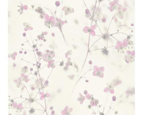 Blümchentapete mit floralem Muster