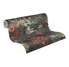 Tapetenrolle mit Blumenmuster