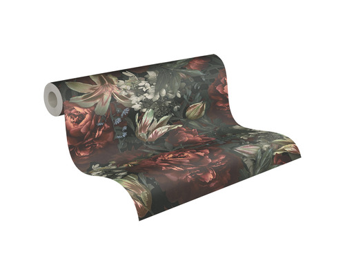 Tapetenrolle mit Blumenmuster