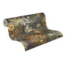 Tapetenrolle mit Blumenmuster