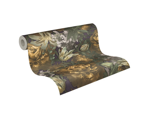 Tapetenrolle mit Blumenmuster