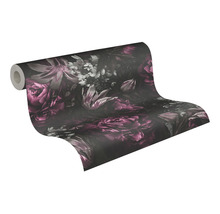 Rouleau de papier peint à motif floral