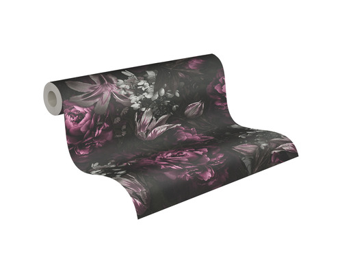 Rouleau de papier peint à motif floral