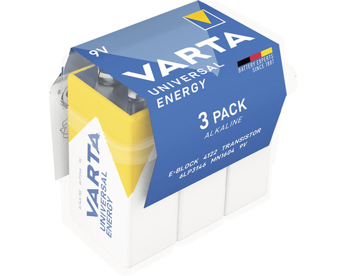 Piles Varta Energy E 3 x 9 Volts
