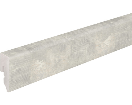 Plinthe KU048L1 PVC gris mélange 15x38,5x2400 mm