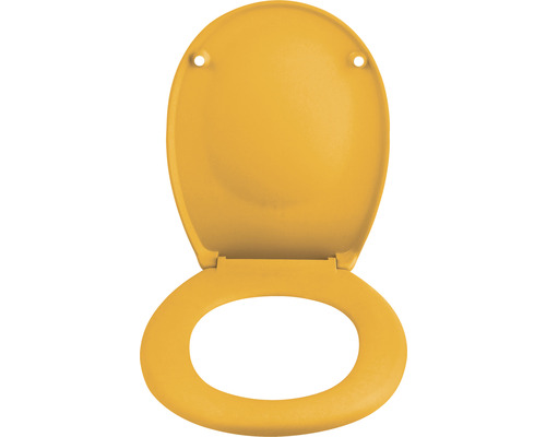 Abattant de toilette jaune