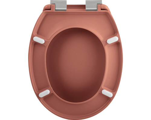 Abattant de WC en duroplast avec fermeture ralentie et fixation