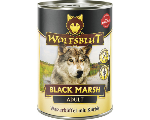 WOLFSBLUT Hundefutter nass Black Marsh Adult 395 g