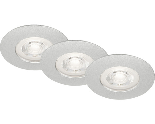 Drei LED Einbaustrahler