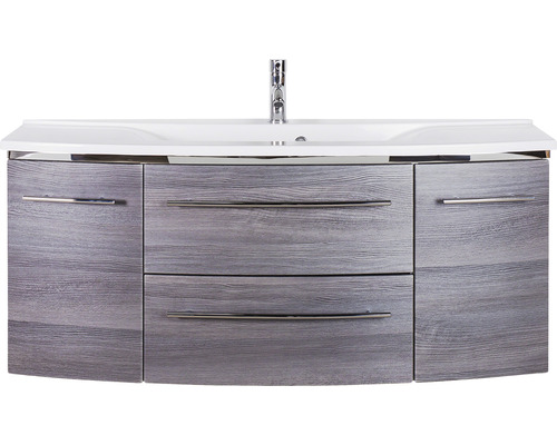 Waschtischunterschrank mit Waschbecken und Armatur