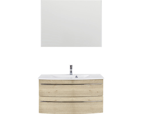 Meuble-lavabo avec miroir pour la salle de bain