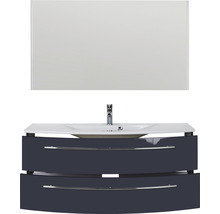Meuble-lavabo avec meuble bas et miroir pour la salle de bains