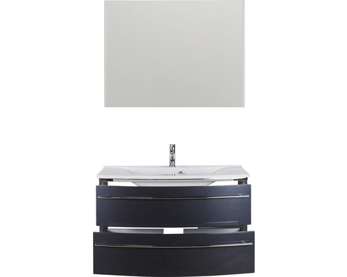 Waschtisch mit Unterschrank und Spiegel für das Badezimmer