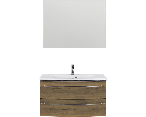 Waschbeckenunterschrank mit Spiegel für das Badezimmer