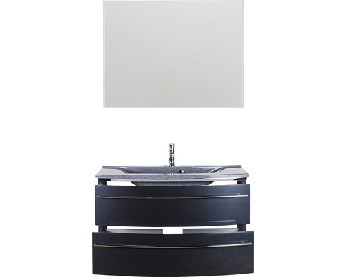 Ensemble meuble-lavabo avec miroir pour la salle de bain