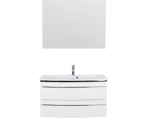 Meuble-lavabo avec miroir pour la salle de bain