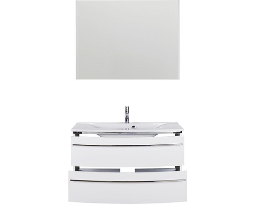 Meuble-lavabo avec miroir pour la salle de bain