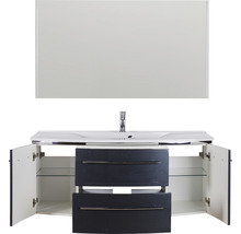 Meuble sous-lavabo avec lavabo et miroir pour la salle de bain