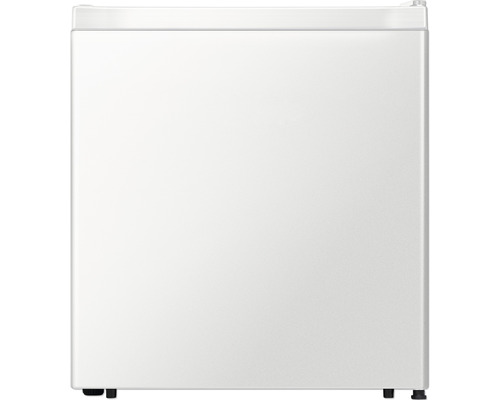 Frontansicht eines weißen Waschmaschinenunterschranks