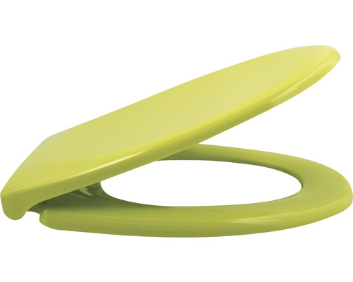 Toilettensitz in Gelb