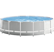Intex Frame Pool mit Stahlrahmen und Wasser