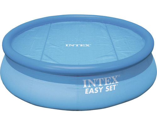 Bâche solaire pour piscine ronde Intex Ø 549 cm bleu