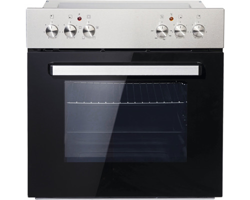 Cuisinière électrique avec plaque vitrocéramique et boutons de commande