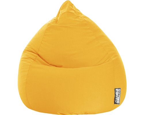 Pouf coussin Sitting Point Beanbag Easy XL env. 220 litres jaune 70x110 cm