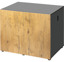 Unterschrank mit zwei Türen und Holzoptik