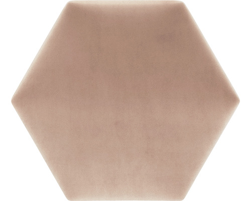 Carreau mural hexagonal en velours