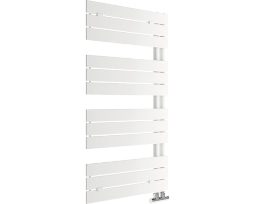 Chauffe-serviettes Sanotechnik Arezzo 113x60x5 cm 500 watts blanc Radiateur de salle de bains blanc avec tubes chauffants horizontaux