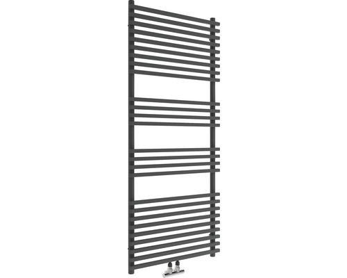 Handtuchwärmer Sanotechnik Trient 140x60x4,9 cm 700 Watt schwarz matt