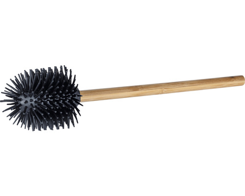 WC-Bürste Wenko Ø 7,5 cm bambus matt 25360100 Toilettenbürste mit Bambusgriff und Bürstenkopf