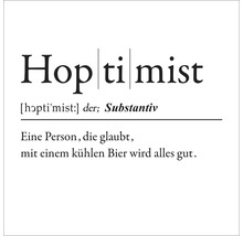Image de définition d''hoptimiste: Une personne qui croit que tout ira bien avec une bière fraîche.