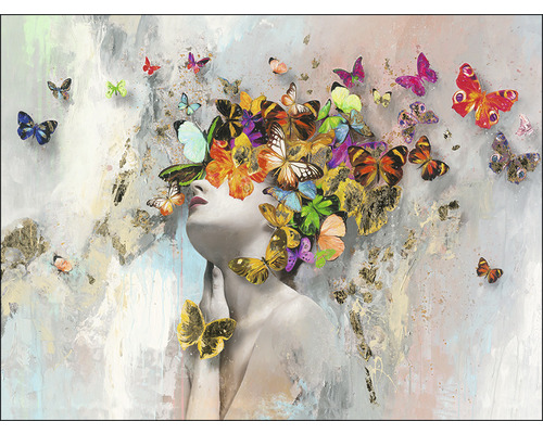 Tableau sur toile Butterflies 84x116 cm