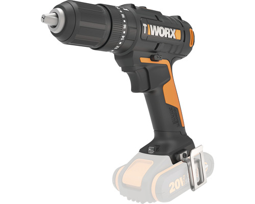 Worx Perceuse-visseuse à percussion sans fil WX370.9 sans batterie ni chargeur