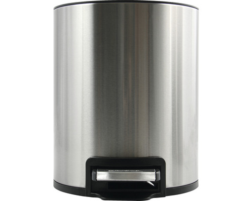 Poubelle à pédale Spirella Riku acier inoxydable 24.5 mm x 16.8 mm 3 l 10.21065 Poubelle à pédale en acier inoxydable