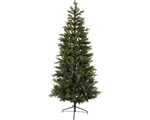 Sapin de Noël artificiel Salzbourg fin h 215 cm vert