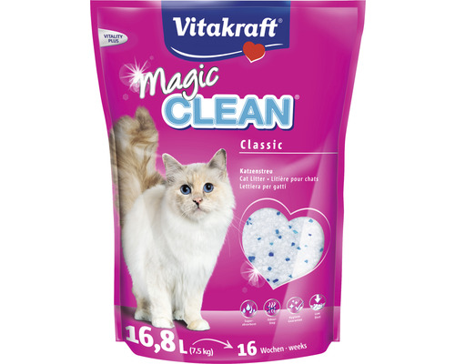 Litière de silicate Vitakraft Magic Clean 16.8 l