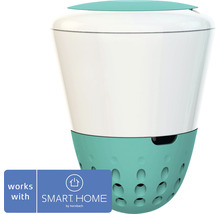 Diffuseur flottant automatique pour piscine avec le logo Smart Home by Hornbach