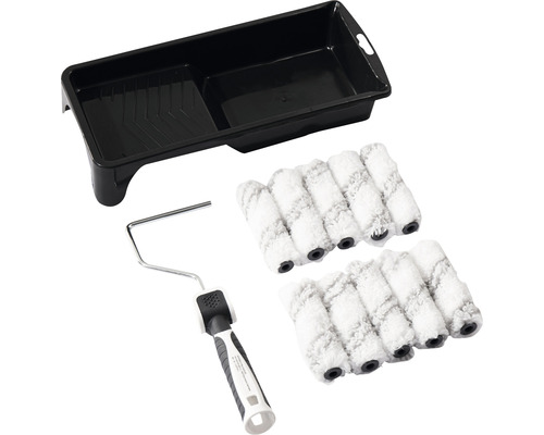 Farbroller Set mit Farbwanne, Bügel und Farbwalzen