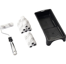 Farbroller Set mit Farbwanne und mehreren Walzen