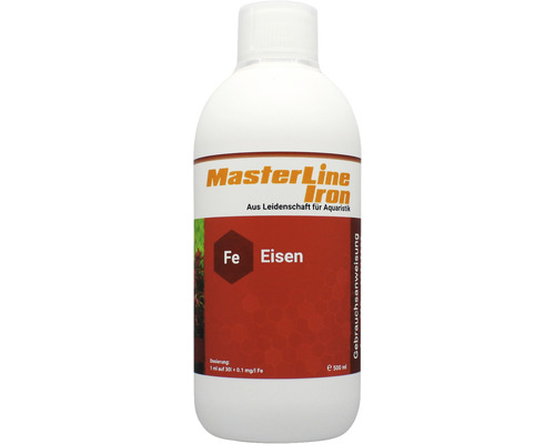 Aquariumpflanzendünger MasterLine Iron 500 ml Reiner Eisendünger ohne Spurenelemente