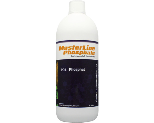 Engrais pour plantes d'aquarium MasterLine Phosphat 1000 ml Engrais à base de phosphate avec supplément de potassium