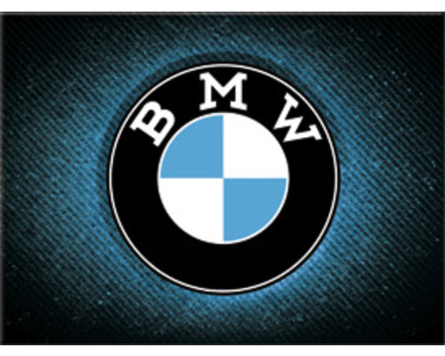 Aimant BMW - Logo Blue Shine 6x8 cm