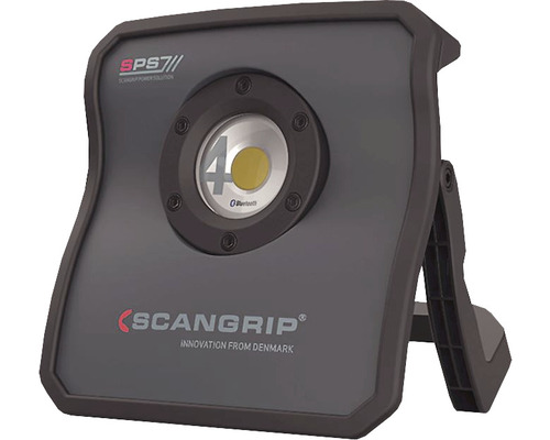 Lampe de travail à LED sur batterie Nova 10 SPS 75 W IP65 10000 lm 6000 K Projecteur de zone ScanGrip Area Lite SPS7 avec fonction Bluetooth
