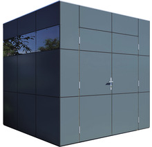 Abri de jardin moderne avec porte et fenêtre