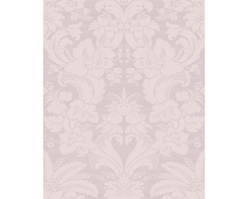 Papier peint avec motif damassé floral